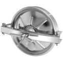 Люк круглий Zorzini 220, Ø418 мм, -0,7/+0,6 bar, AISI 304L / AISI 316L
