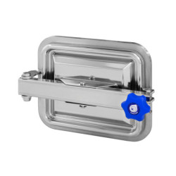 Люк прямокутний Zorzini 295IND, 225×275 мм, 0 / +0,3 bar, AISI 304L / AISI 316L