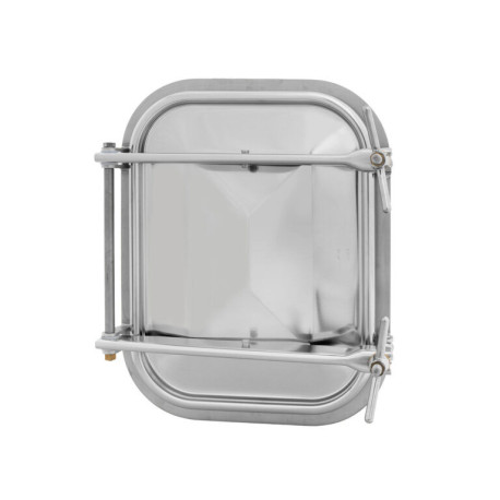 Люк прямокутний Zorzini 1500IND, 611×488 мм, 0 / 0,3 bar, AISI 304L / AISI 316L