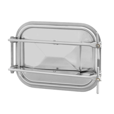 Люк прямокутний Zorzini 1600IND, 488×611 мм, 0 / 0,3 bar, AISI 304L / AISI 316L