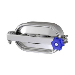 Люк прямокутний Zorzini Z/175, 300×165 мм, -0,9 / 0,5 bar, AISI 304L / AISI 316L
