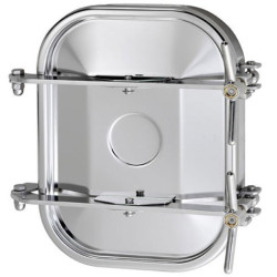 Люк прямокутний Zorzini 160/2B, 332×440 мм, -0,6 / 0,6 bar, AISI 304L / AISI 316L