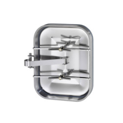 Люк прямокутний Zorzini 1500/AI, 432×555 мм, 0 / 1,2 bar, AISI 304L / AISI 316L