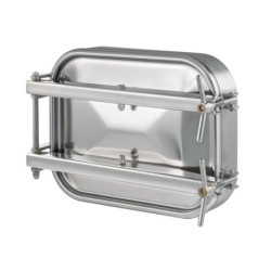 Люк прямокутний Zorzini 1700, 555×432 мм, -0,5 / 1 bar, AISI 304L / AISI 316L