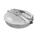 Люк круглий Zorzini T/600, 620 мм, -0,5 / 0,0 bar, AISI 304L / 316L