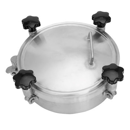 Люк круглий Laveggi D2 під тиск, Ø300–Ø1000 мм, AISI 304 / 316L
