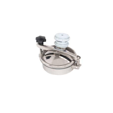 Люк круглий Laveggi D11 з клапаном, NW150–NW600, AISI 304 / 316L