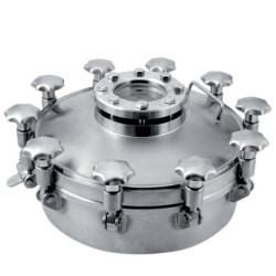 Люк круглий Laveggi D13 PED, NW150–NW800, AISI 304 / 316L
