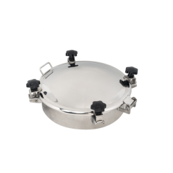 Люк круглий Laveggi D20 під тиск, NW200–NW1600, AISI 304 / 316L