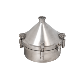 Люк круглий Laveggi D32 конічний нижній, NW400–NW600, AISI 304 / 316L