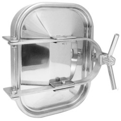 Люк прямокутний Laveggi B5 Eco, 420×310 мм, -1,0/+0,6 bar, AISI 304 / 316L