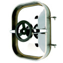 Люк прямокутний Laveggi B14, 420×310 мм, рама h 60×10, 2,0 bar, AISI 304 / 316L
