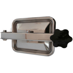 Люк прямокутний Laveggi B26, 225×175 мм, рама h 40×5, -1,0/+0,7 bar, AISI 304 / 316L