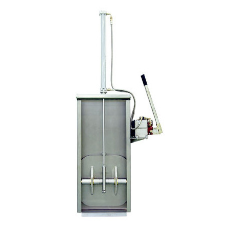 Люк гільйотинний Laveggi G3, 400×400 мм, -1,0/+1,5 bar, AISI 304 / 316L