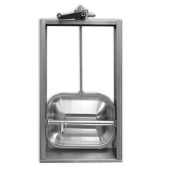 Люк гільйотинний Laveggi G4 Eco, 310×420 мм, 0,8 bar, AISI 304 / 316L