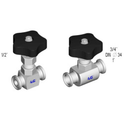 Голчастий кран 4G Ghidini 658030 Clamp