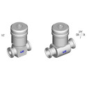 Голчастий кран 4G Ghidini 658230 Clamp з градуйованим маховиком
