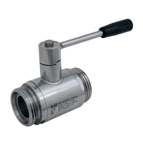 Кульовий кран 4G Ghidini 100125 DIN 11851 F/F, стандартне ущільнення