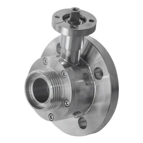 Кран 4G Ghidini 163025, площадка ISO 5211, EN1092/DIN 11851 F, Tenuta Integrale
