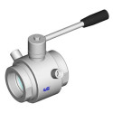 Кульовий кран 4G Ghidini 100101C ISO 228 F, з сорочкою обігріву, стандартне ущільнення