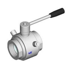 Кран 4G Ghidini 130101C ISO 228 F, сорочка обігріву, Tenuta Integrale