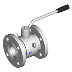 Кран 4G Ghidini 130150C EN1092-1, сорочка обігріву, Tenuta Integrale