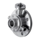 Кран 4G Ghidini 153025E, площадка ISO 5211, DIN 11851, сорочка обігріву, Tenuta Standard