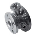 Кран 4G Ghidini 153050E, площадка ISO 5211, EN1092-1, сорочка обігріву, Tenuta Standard