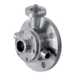 Кран 4G Ghidini 163030E, площадка ISO 5211, EN1092-1, сорочка обігріву, Tenuta Integrale
