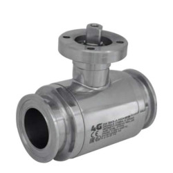 Асептичний кран 4G Ghidini 103069, площадка ISO 5211, DIN11864-3 Reihe C, BKS M, Tenuta Standard