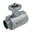 Кран 4G Ghidini 103009, площадка ISO 5211, ISO 228 F/M, Tenuta Standard