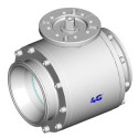 Кран 4G Ghidini 113030, площадка ISO 5211, Clamp DIN, Tenuta Standard