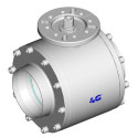 Кран 4G Ghidini 113042, площадка ISO 5211, B.W. DIN 11850, Tenuta Standard