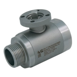 Кран 4G Ghidini 253009, площадка ISO 5211, ISO 228 F/M, Tenuta Standard