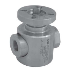 Кран 4G Ghidini 273001, площадка ISO 5211, ISO 228 F/F, PN400, Tenuta Standard