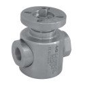 Кран 4G Ghidini 273001, площадка ISO 5211, ISO 228 F/F, PN400, Tenuta Standard