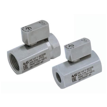 Кран 4G Ghidini 606201, ISO 228 F, Tenuta Standard
