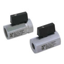 Кран 4G Ghidini 616001, ISO 228 F, відвід під манометр, Tenuta Standard