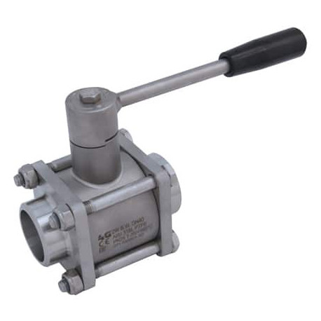 Трискладовий кран 4G Ghidini 500142, B.W. SCH80, Tenuta Standard
