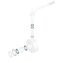Комплект ущільнень 4G Ghidini 808040, для кульового крана, Tenuta Standard