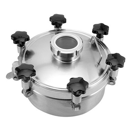 Люк круглий Laveggi D3 під тиск, Ø300–Ø1000 мм, AISI 304 / 316L